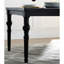 Table rectangulaire de style urbain et 4 chaises de salle à manger, bois délavé foncé, noir, bois massif avec chaises, flair, rectangulaire, bois