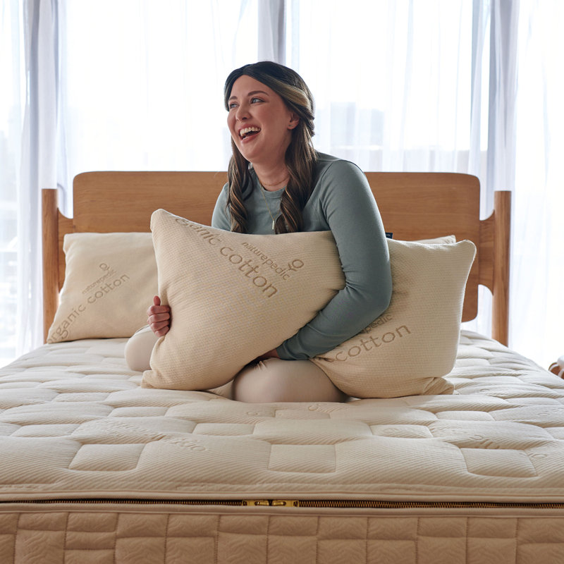 Organic Solid Latex Pillow, Queen