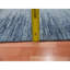 Tapis de couloir bleu nouvel âge noué à la main 4 pi 1 po x 12 pi 2 po Kassab