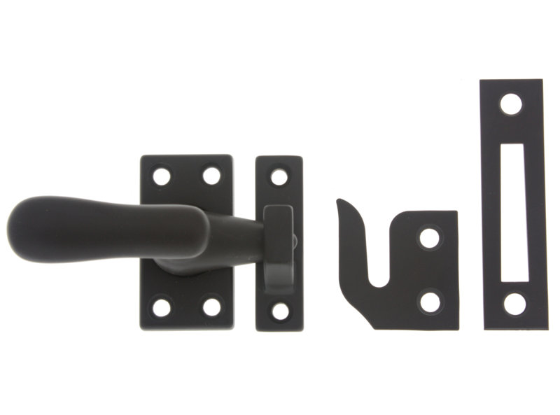 Small Casement Fastener Latch/Catch/Bolt, Small, Oil-Rubbed Bronze