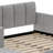 Upholstered Grounded Bed, Child Bed With Bedside Desk And Little Round Stool-1669820254-1669820255