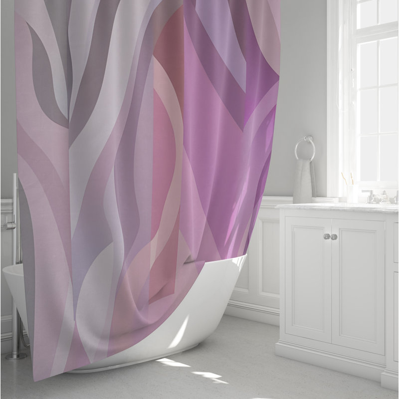 Codan Abstract Shower Curtain, 93" H x 70" W