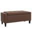 Banc de rangement avec repose-pieds avec dessus relevable et pieds, banc d'entrée en lin rembourré