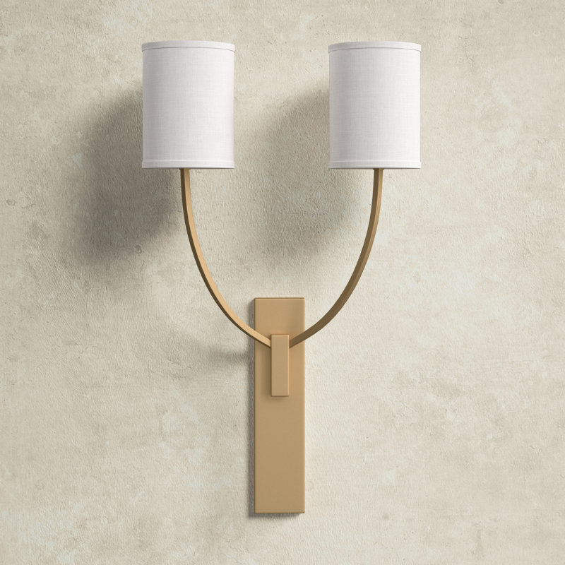 Armed Sconce, Aged Brass