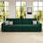 Velvet Sectional Sofa Bed Sleeper-1820958726