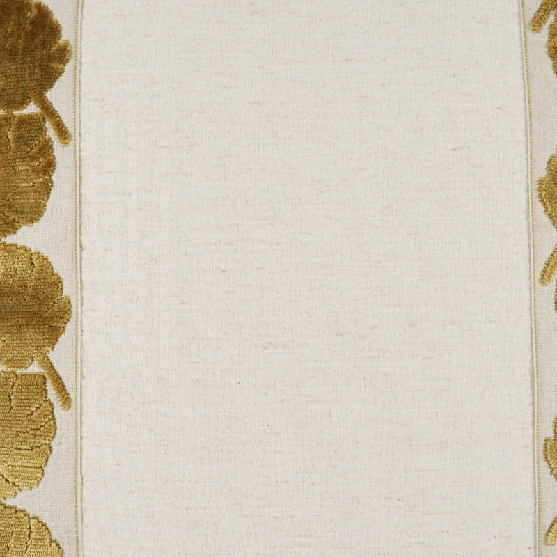 Palm Leaf Mini Throw Pillow, Midas, Square 24"