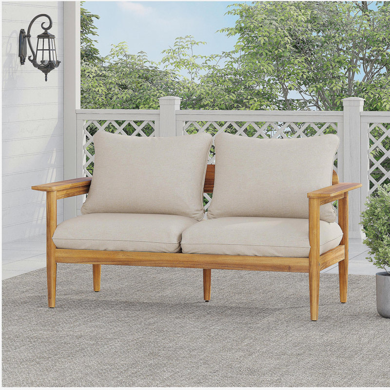 Causeuse d'extérieur en bois d'acacia Terassi