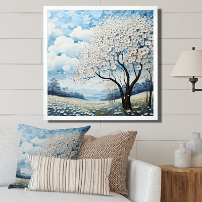 " Dogwood Field Pointillism Collage I "