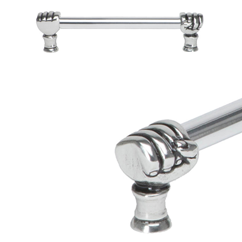 Carpe Diem fist 6 inches c.c. with 1/2 smooth round bar long pull in Chalice, 6"