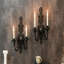 2 Piece Metal Wall Bath Sconce Set