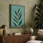 Stem in Seafoam Botanical - Wrapped Canvas-1383324449-1383324438