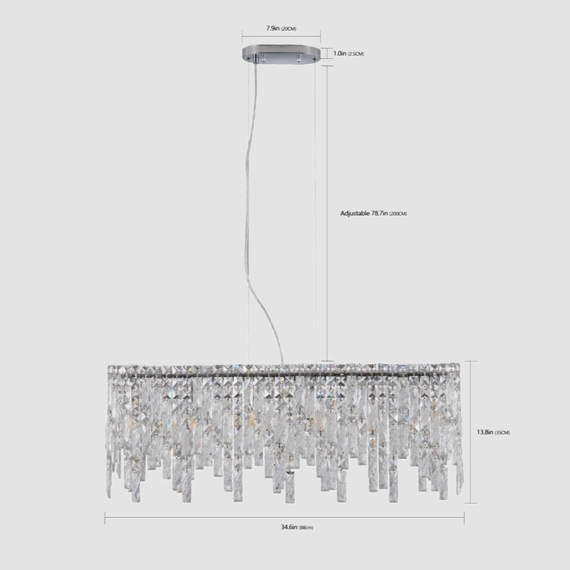 Oval Ceiling Light
