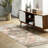 Gracie SpinClean Distressed Medallion Machine Washable Area Rug-1922363123