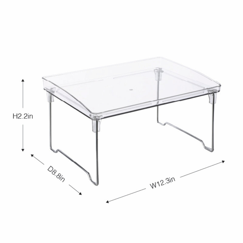 Tablette pliable transparente Ezystorage