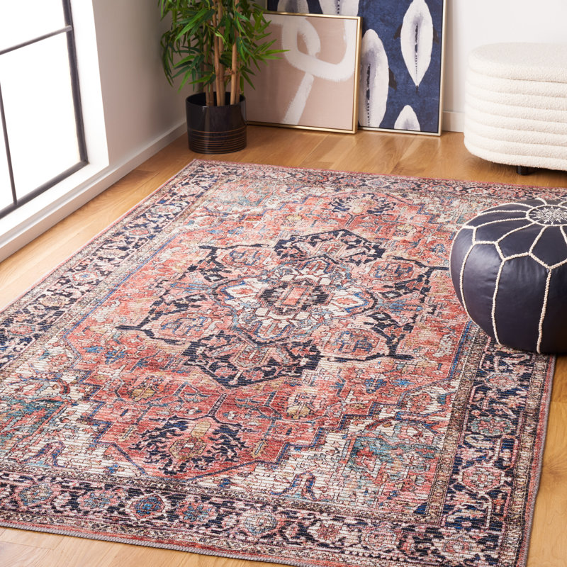 Tapis oriental lavable à la machine Manaper Serapi Performance, Rectangle 5 pi 3 po x 7 pi 6 po