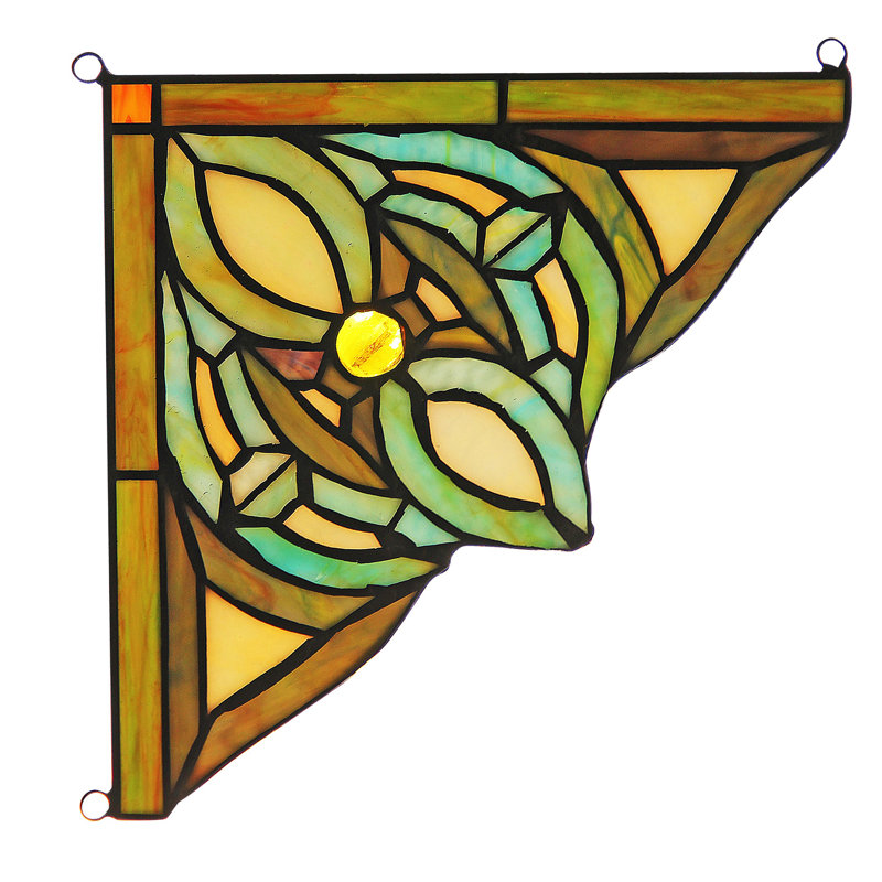 Panneau de fenêtre en verre Tiffany