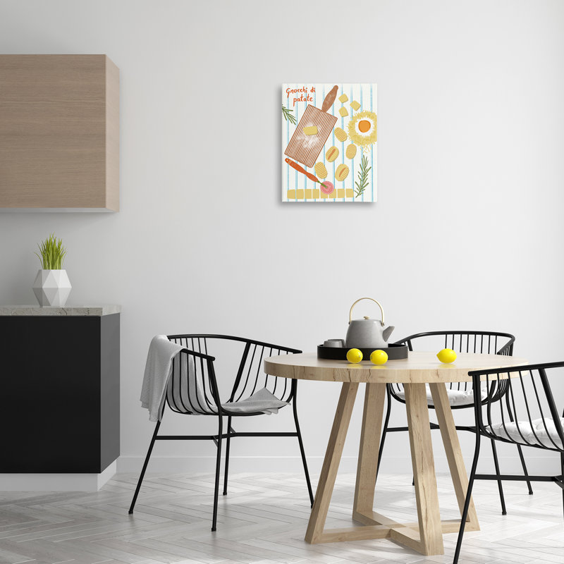  Art mural sur toile Gnocchi & Patate Meal, H 20 po x l 16 po
