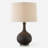 Analysia Black Glaze Table Lamp