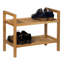 Farris 4 Pair Stackable Solid Wood Shoe Rack
