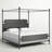 Clinchport Metal Canopy Bed-404253183-404253177