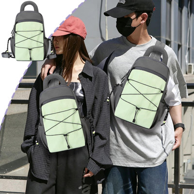 Sac à dos de randonnée en plastique pour hommes et femmes, multipositions, sac à dos décontracté, mini sac à dos de voyage imperméable pour le vélo, la marche et les déplacements quotidiens.