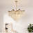 12-light Modern Tiered Crystal Chandelier With Bulbs