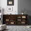 Carved Solid Wood Four-Door Sideboard