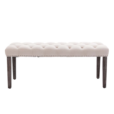 Upholstered Tufted Bench