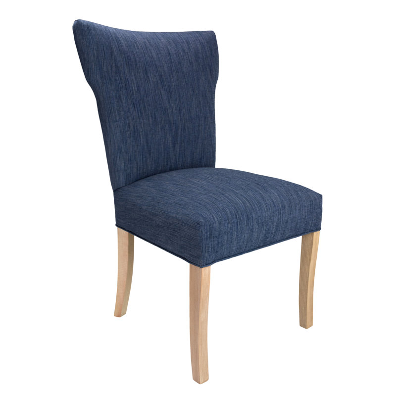 Chaise d'appoint rembourrée Bella Key Largo, Denim