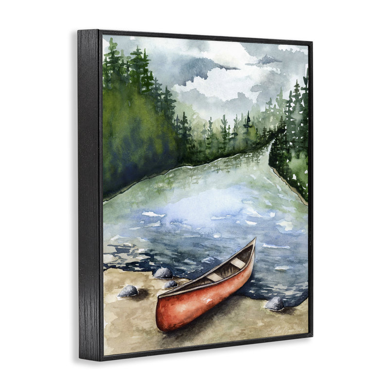 Tableau giclée encadré représentant le paysage du parc Algonquin, création de Heather Desormeaux, 14" H x 11" W