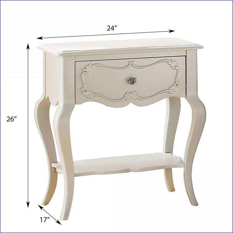 Table de chevet 1 tiroir Pearl