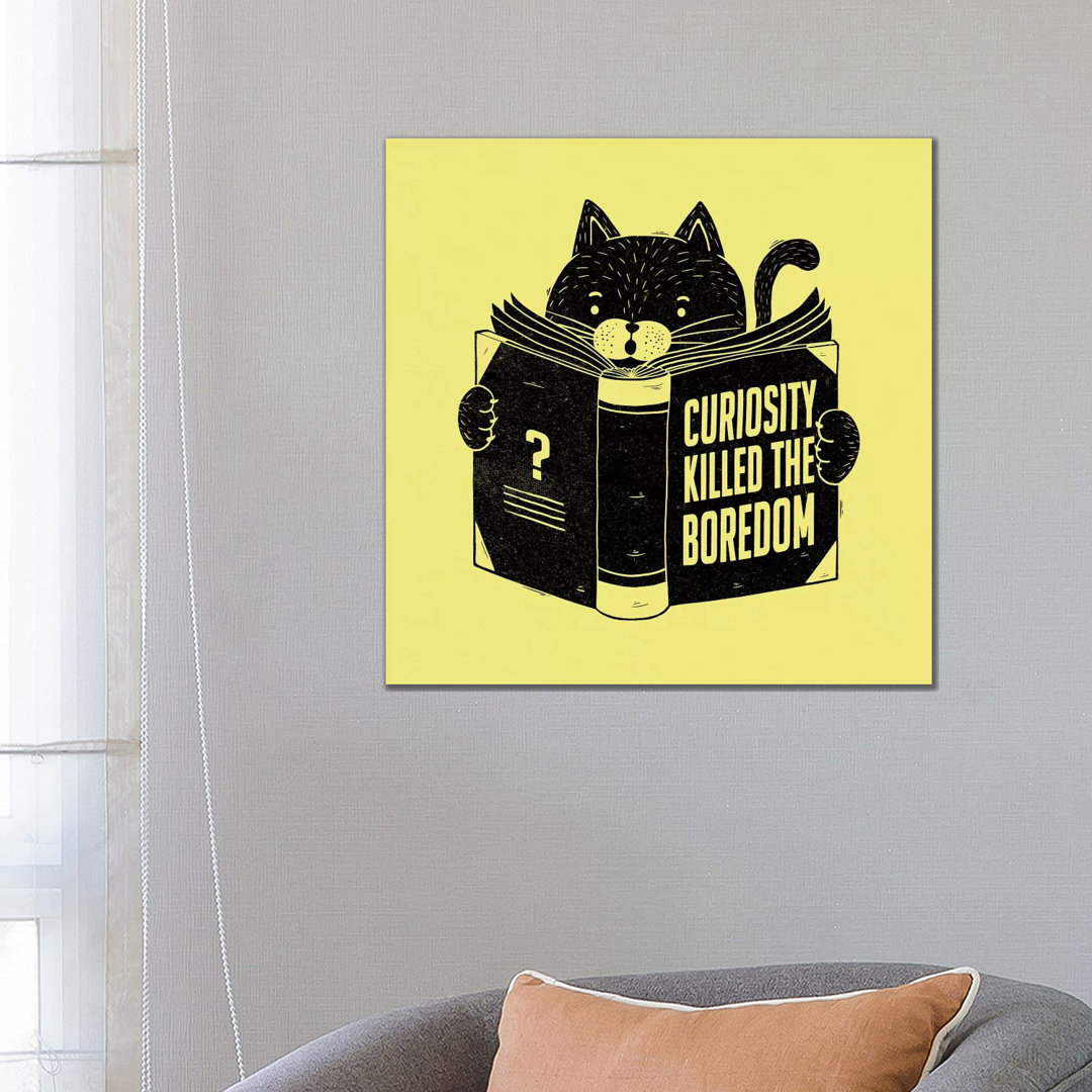 Curiosity Killed The Boredom von Tobias Fonseca - No Frame Gallery-Wrapped Canvas Giclée on Canvas