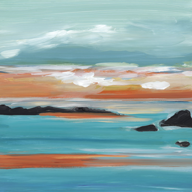 Hues Of Indgio I de Lera, H 12 po x l 12 po x P 1,25 po