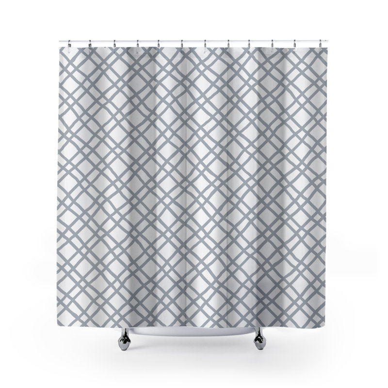 Rideau de douche Coco, Gris