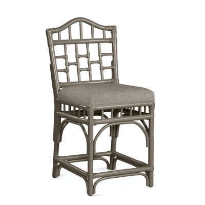 Chippendale Upholstered Counter Stool