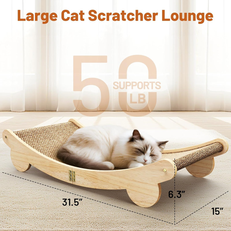 Très grand griffoir pour chat: 31,5 po