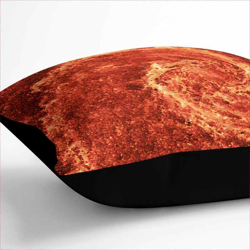 Universe Vol.29 Cushion with Filling, 40cm H x 40cm W x 15cm D, Black
