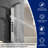4-way Diverter Shower Tower Panel System with Fixed Shower Head-92891893