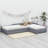 Upholstered Double Daybed With Trundle And Drawer-1289605675