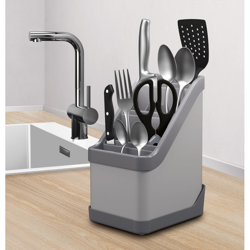 Plastic Rectangle Utensil Storage Set