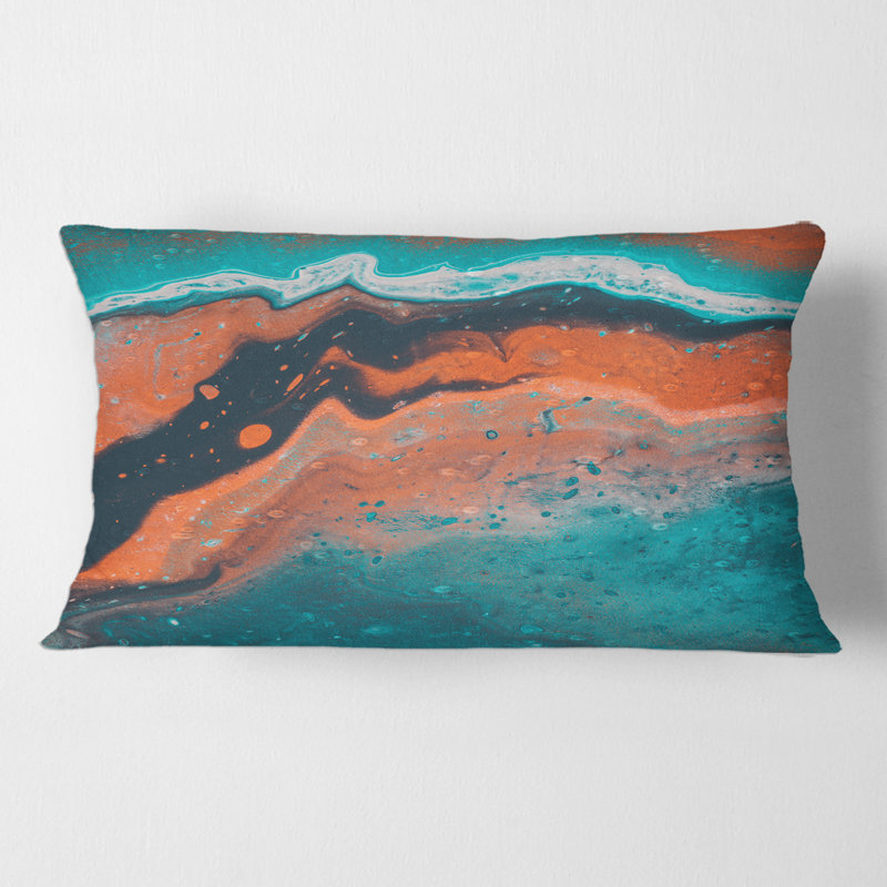 Abstract Throw Pillow