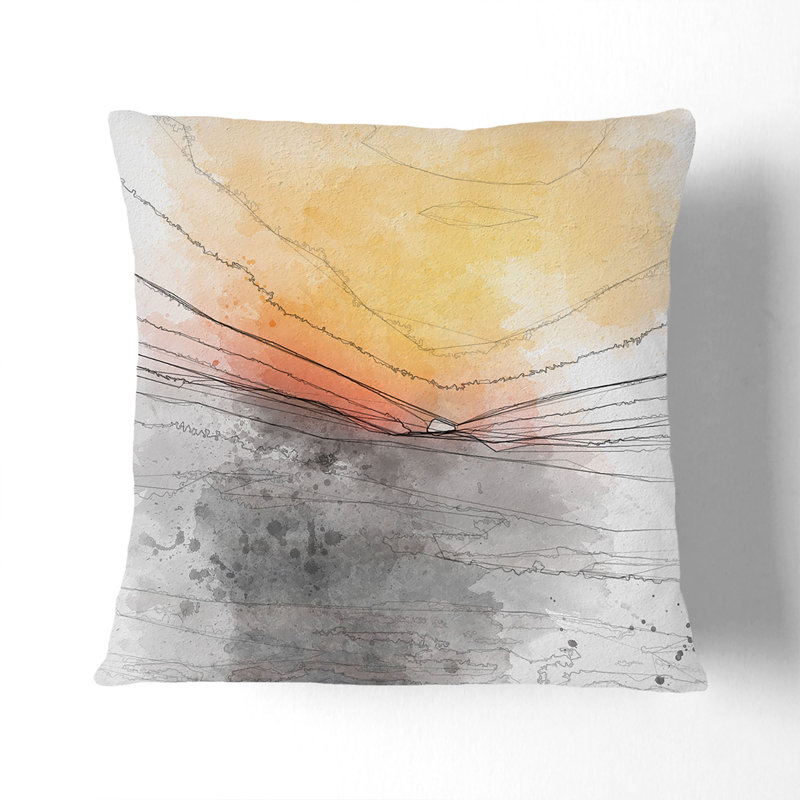 Square Throw Cushion, 55cm H x 55cm W x 20cm D, White