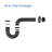 Kibi Decorative P-trap-72080016