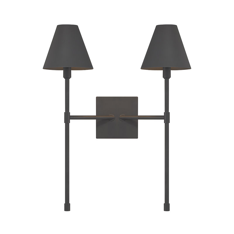 Keirn Metal Wallchiere in Matte Black, Matte Black