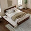 Lit plateforme en bois massif avec lit gigogne assorti Ause-1450992460-1450992449