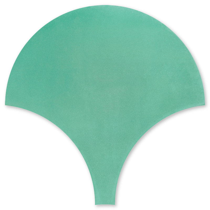 Carreau de ciment uni pour plancher et mur 8 po x 8 po, Ombré turquoise
