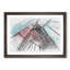 View of the Golden Gate Bridge in San Francisco Sketch - Picture Frame Graphic Art Print-56874910-56874912