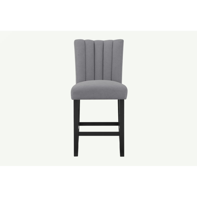TABOURETS DE BAR VHONG GREY (ENSEMBLE DE 2), Gray