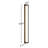 Anely Black Aluminum Rectangular Linear LED Outdoor Wall Light With Acrylic Shade-269256982
