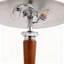 Lampe de table de bureau 18 po en métal, 2 lumières